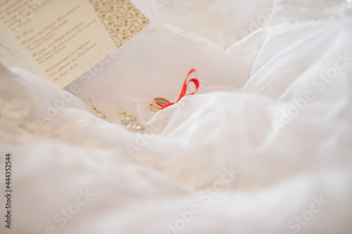 wedding rings on a pillow