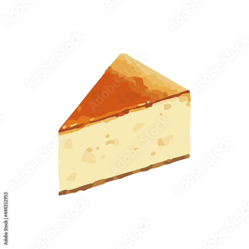 イラスト素材：チーズケーキ