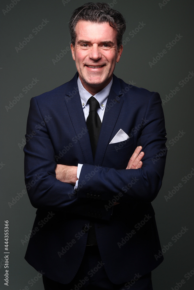 Portrait of a beautiful mature man Portrait of a beautiful mature man