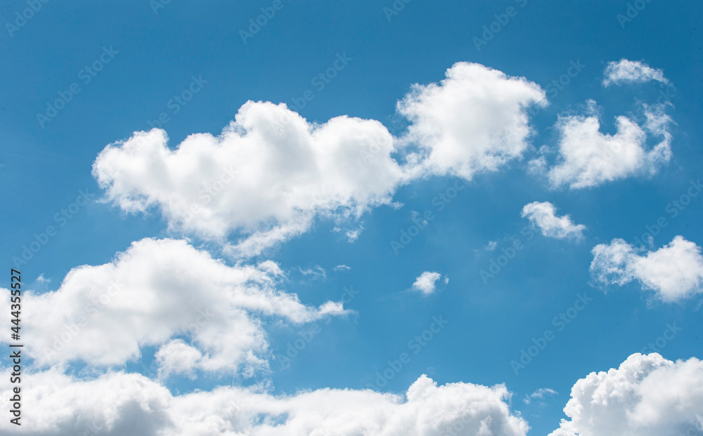 Fototapeta premium blue sky with white clouds