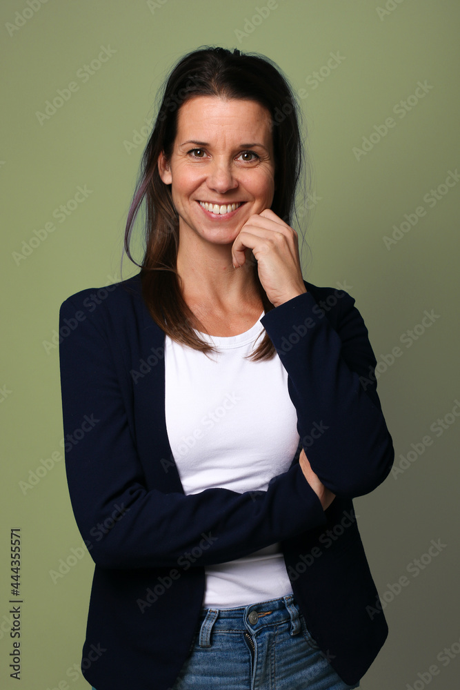 Portrait of a beautiful young woman