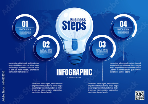 infographics business, process chart design template for presentation, abstract timeline elements.