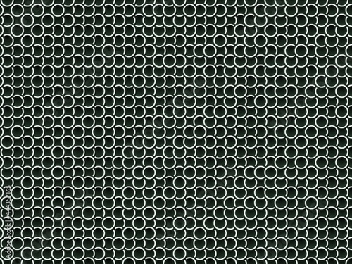 Abstract background, dark green background with circle pattern, illustration image