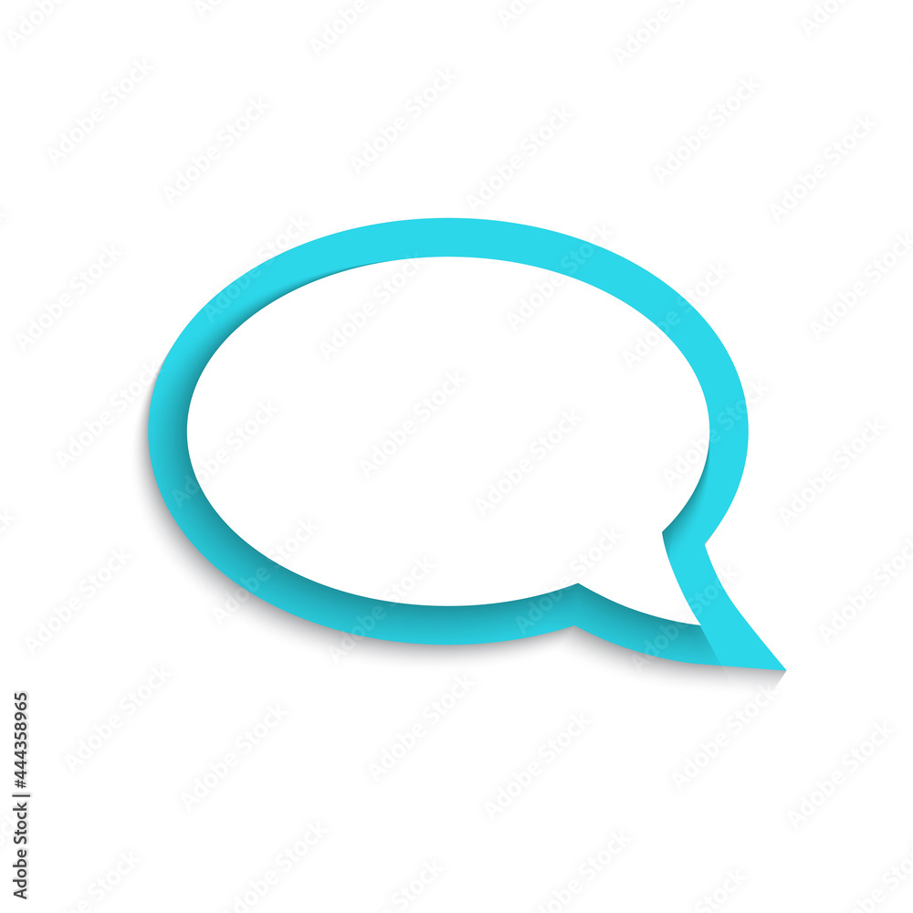 Paper speech bubble Paper speech bubble