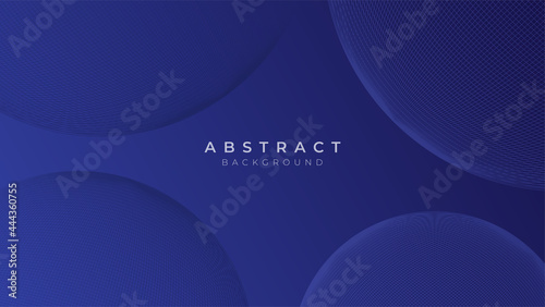 modern wave curve abstract presentation background. Luxury paper cut background. Abstract decoration, golden pattern, halftone gradients, 3d Vector illustration. Dark blue background