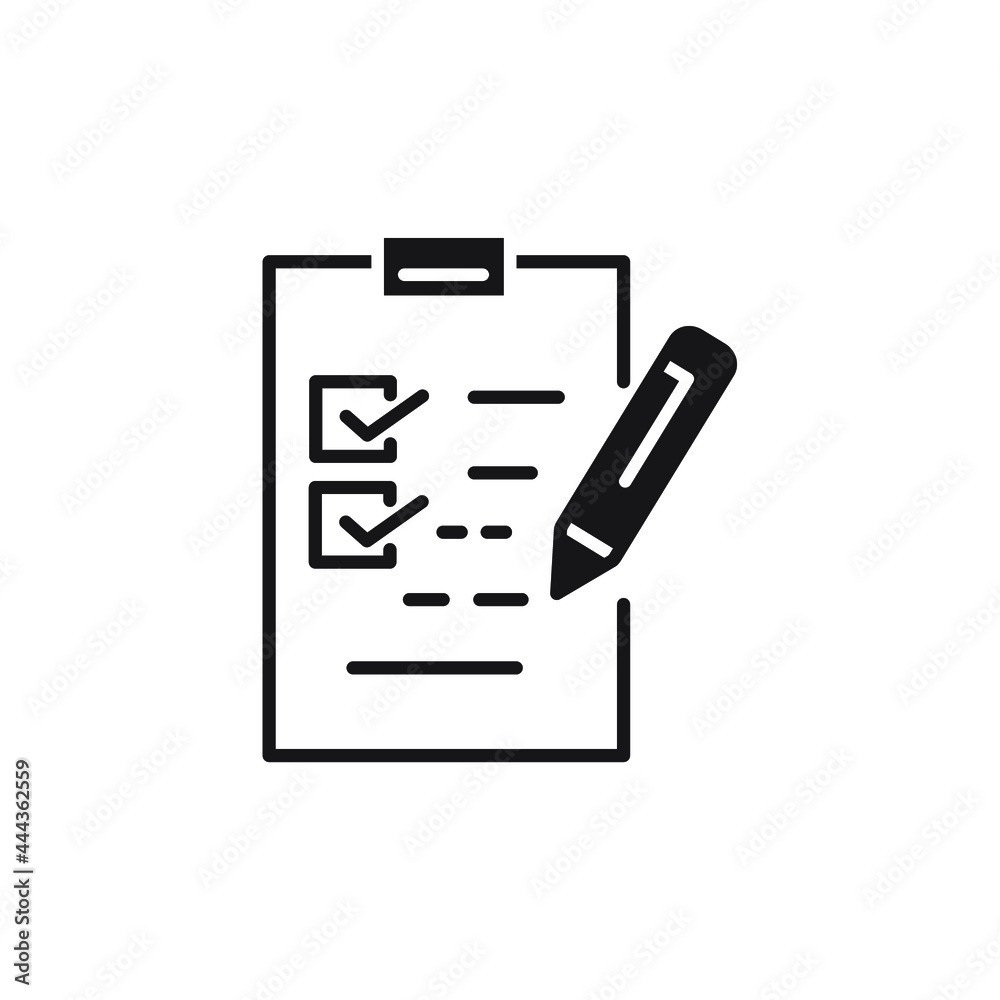 Clipboard icons symbol vector elements for infographic web Clipboard icons symbol vector elements for infographic web
