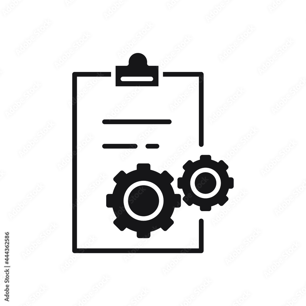Clipboard icons symbol vector elements for infographic web Clipboard icons symbol vector elements for infographic web
