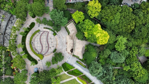 Photography public park somewhere in Shanghai, China