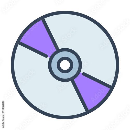 DVD vector Icon-  Modern style high quality vector illustration.