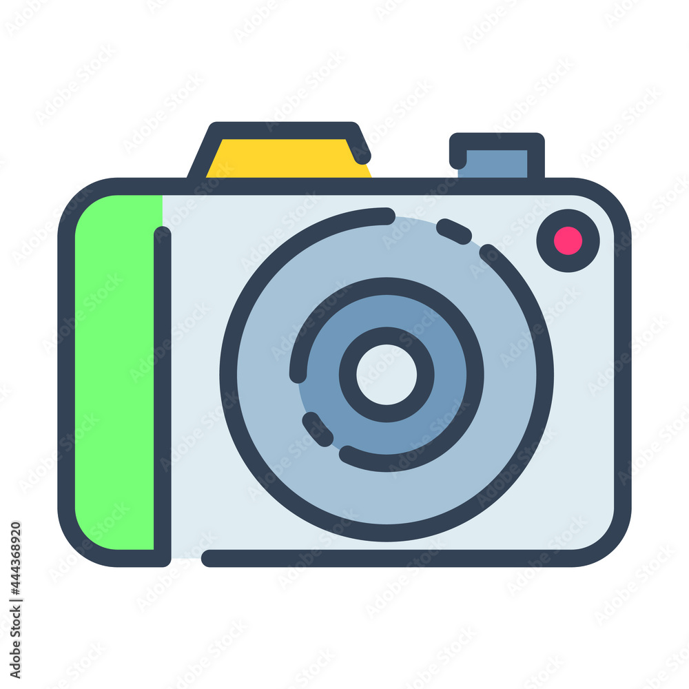 Photo Camera vector Icon- Modern style high quality vector illustration. Photo Camera vector Icon- Modern style high quality vector illustration.