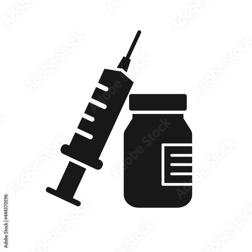 vaccine icon vector design illustration