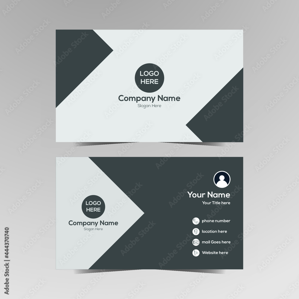 Black and white simple business card. Business card with simple design. Classy business card idea. Black and white simple business card. Business card with simple design. Classy business card idea.