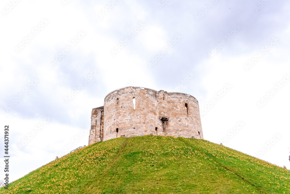 York UK, spring in York, the Clifton Tower, England, United Kingdom