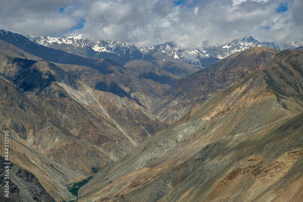 Views of the Hangrang Valley from the village of Nako in Himachal Pradesh, India.