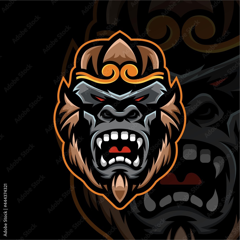 Monkey Mascot Logo Esport Logo Team stock images Monkey Mascot Logo Esport Logo Team stock images