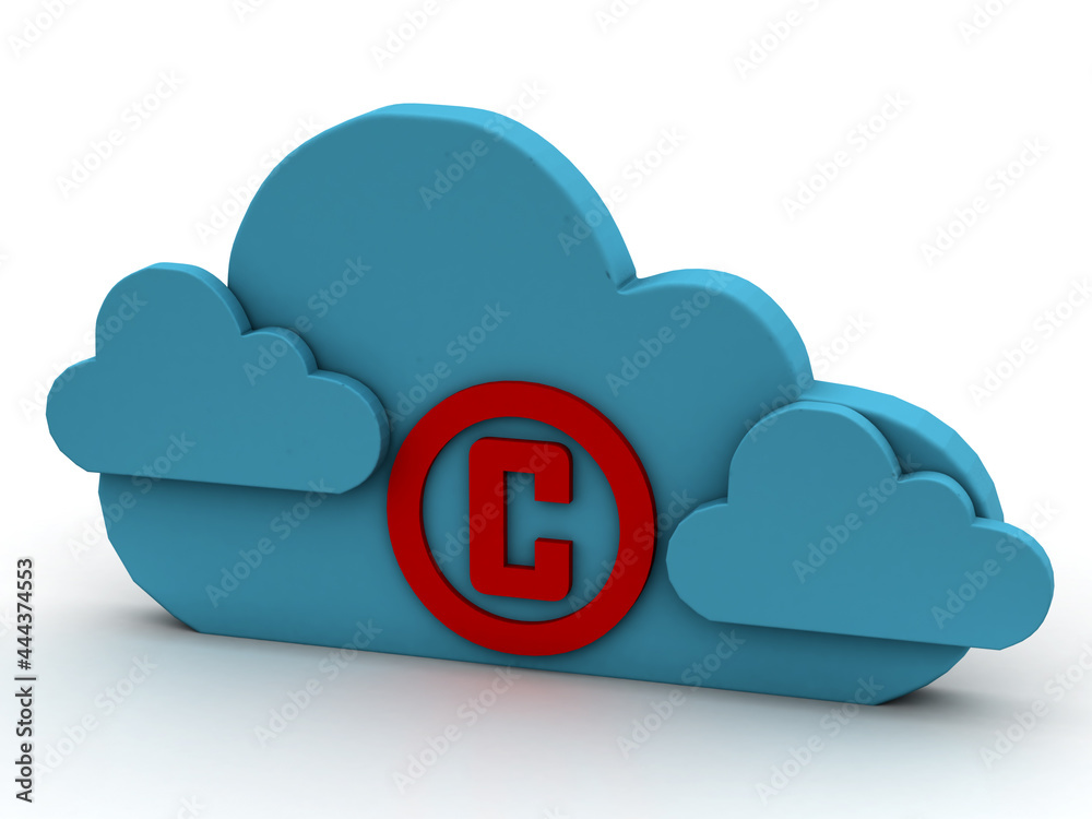 3d rendering cloud storage copyright 3d rendering cloud storage copyright