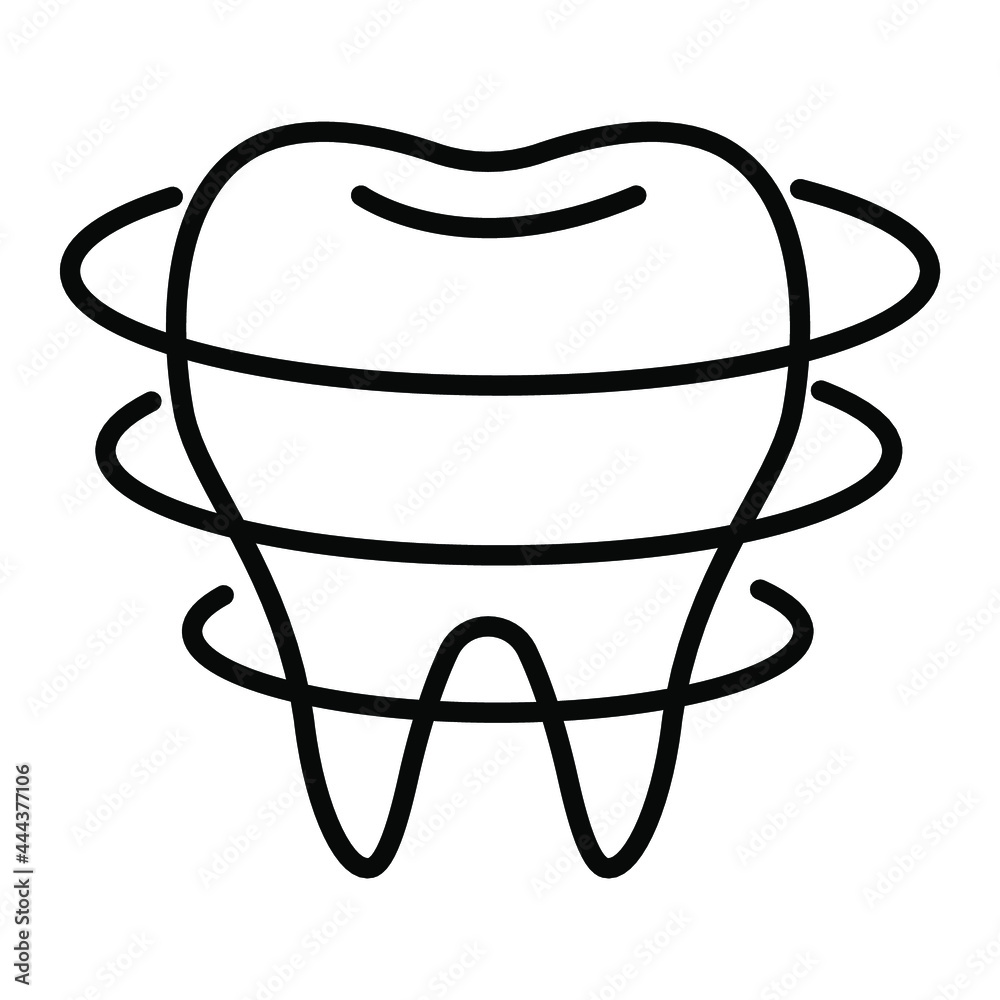 healthy teeth icon with protection symbol healthy teeth icon with protection symbol