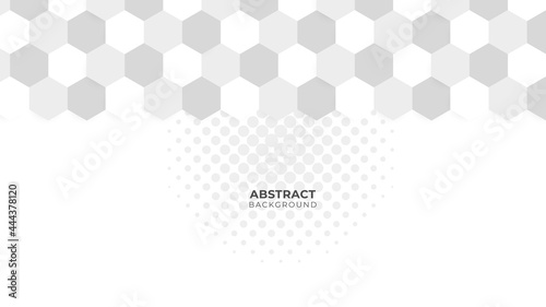 Abstract grey hi-tech geometric corporate background