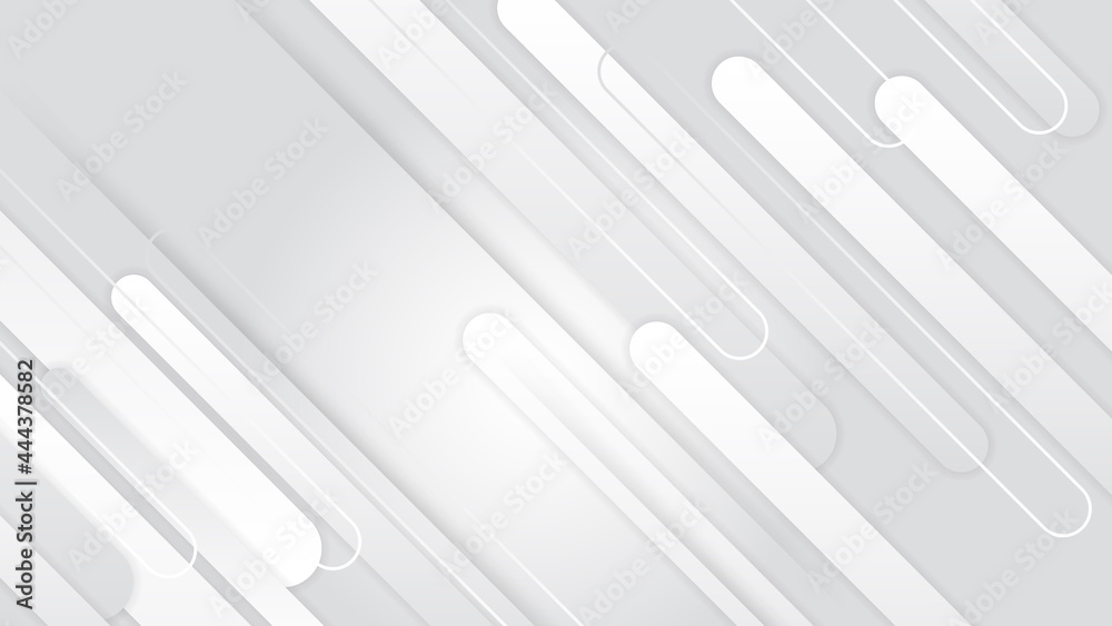 Abstract modern white geometric abstract shape with futuristic concept background Abstract modern white geometric abstract shape with futuristic concept background