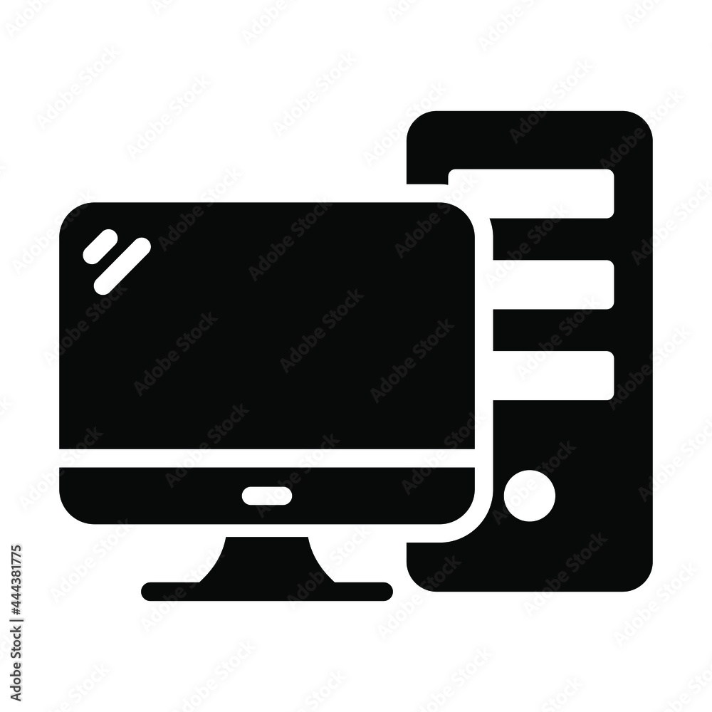 computer system vector Icon- Glyph style high quality vector illustration. computer system vector Icon- Glyph style high quality vector illustration.
