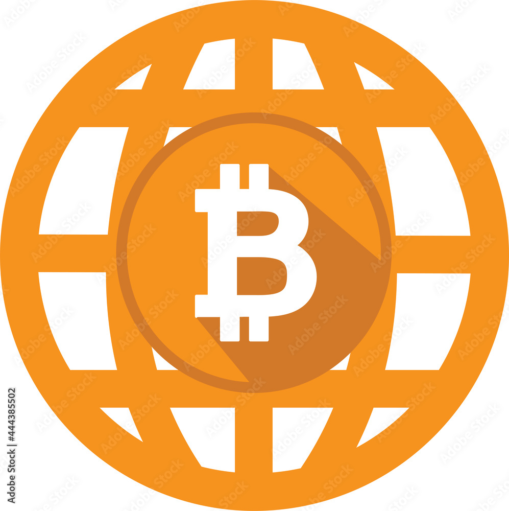 Obraz premium Bitcoin icon sign design