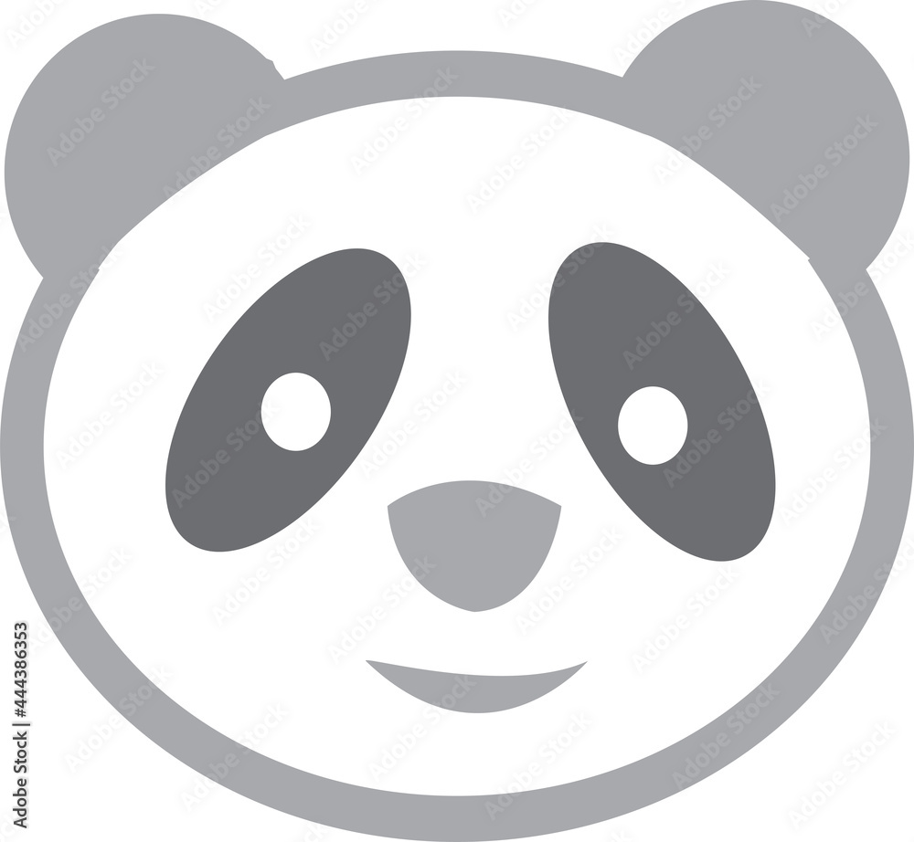panda icon sign design panda icon sign design
