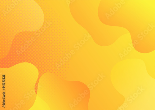 Colorful geometric background. Fluid shapes composition. Abstract modern background gradient color. 
