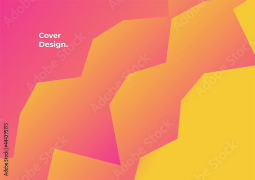 Colorful backgrounds with abstract geometric pattern