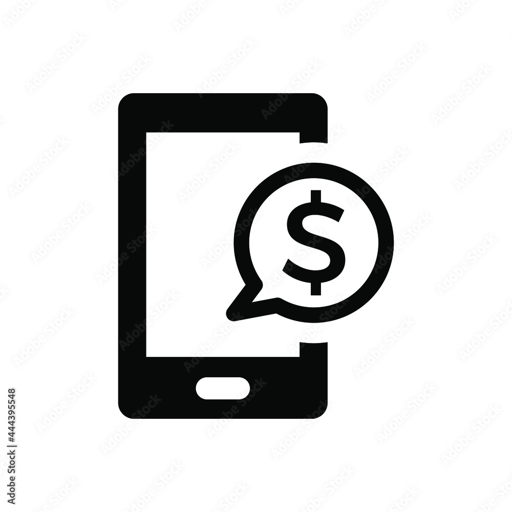 Mobile banking icon Mobile banking icon