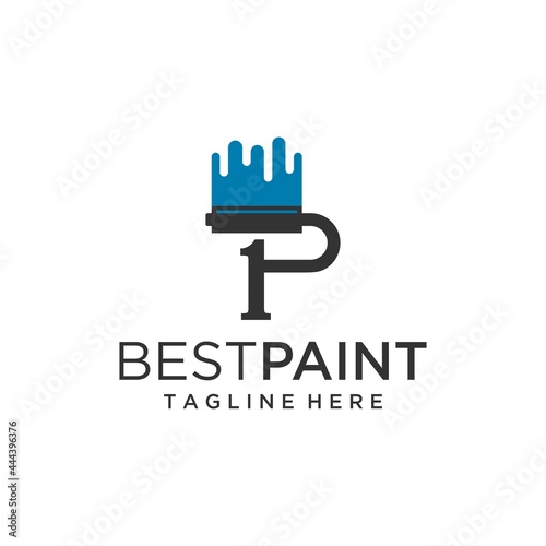 Best paint logo design template