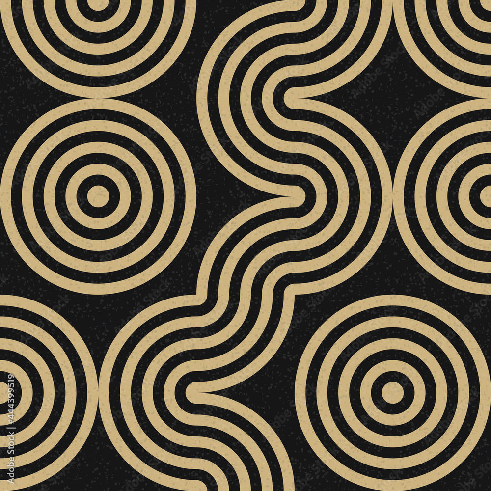 Fototapeta premium Abstract Geometric Pattern generative computational art illustration