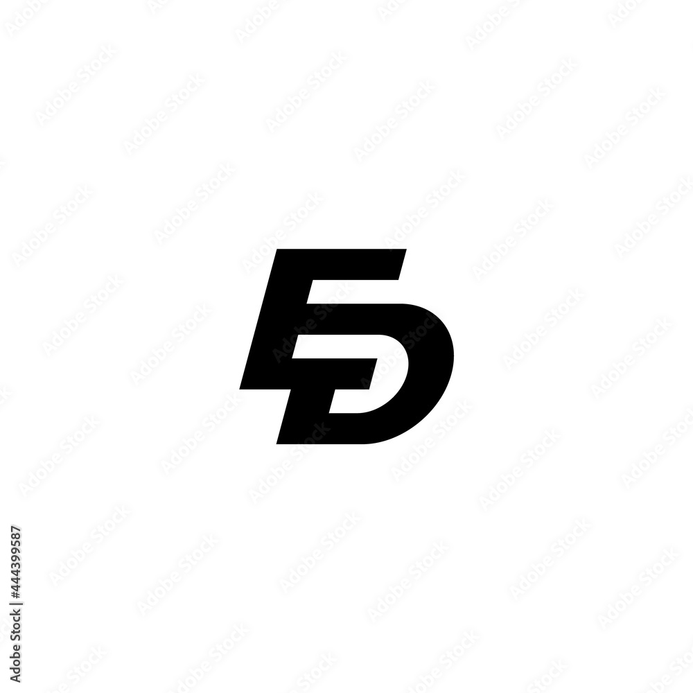 ED initial letter monogram. Business logo design. ED initial letter monogram. Business logo design.