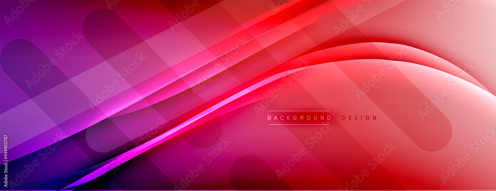 Abstract background - lines composition created with lights and shadows. Technology or business digital template. Trendy simple fluid color gradient abstract background with dynamic Abstract background - lines composition created with lights and shadows. Technology or business digital template. Trendy simple fluid color gradient abstract background with dynamic