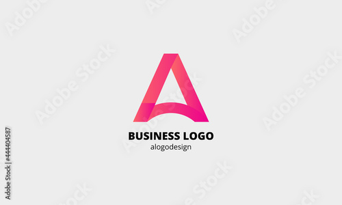 Design a letter logo template vector