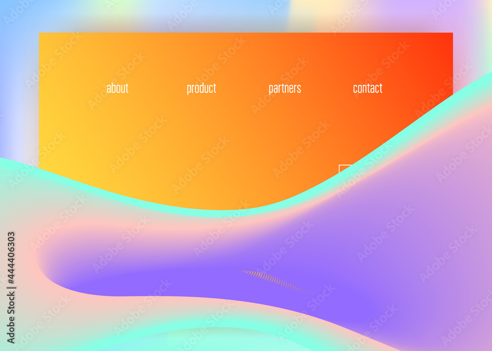 Liquid fluid with dynamic elements and shapes. Landing page. Liquid fluid with dynamic elements and shapes. Landing page.