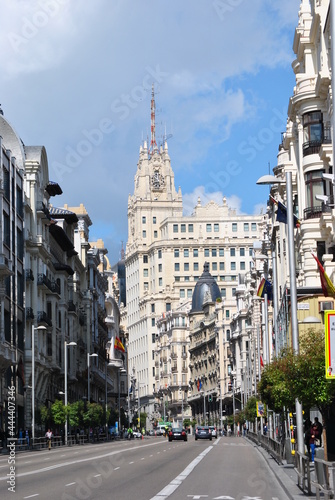 street in the center country of Madrid
