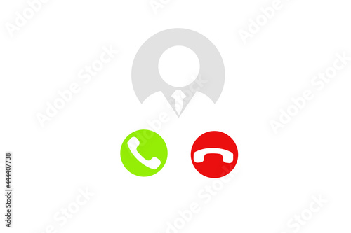 call screen template. Call screen nterface mockup