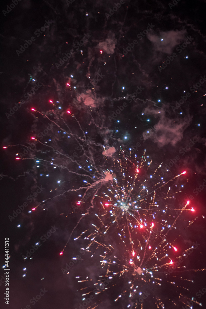 Fototapeta premium fireworks in the night sky