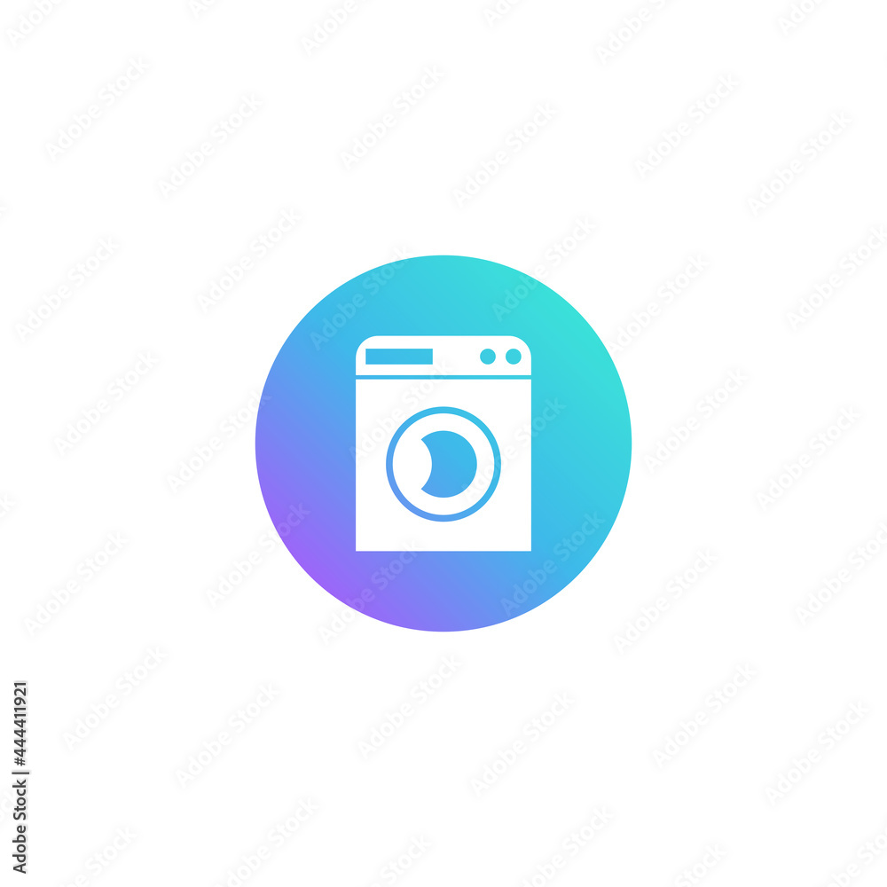 Washing machine icon. Vector Illustration for mobile concept and web design. Washing machine icon. Vector Illustration for mobile concept and web design.