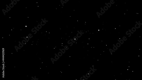 Space background with particle stars backgroumd