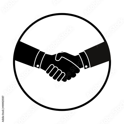 Partnership symbol. Handshake.