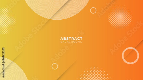 Dynamic textured background design in 3D style with orange yellow color. abstract background for business app, project management, creative solutions. Modern vector illustration concepts for website