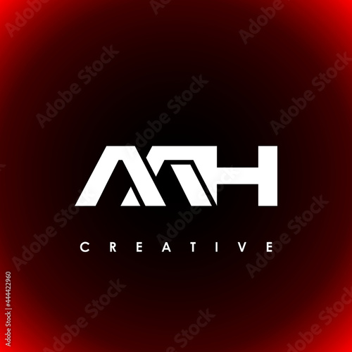 AAH Letter Initial Logo Design Template Vector Illustration