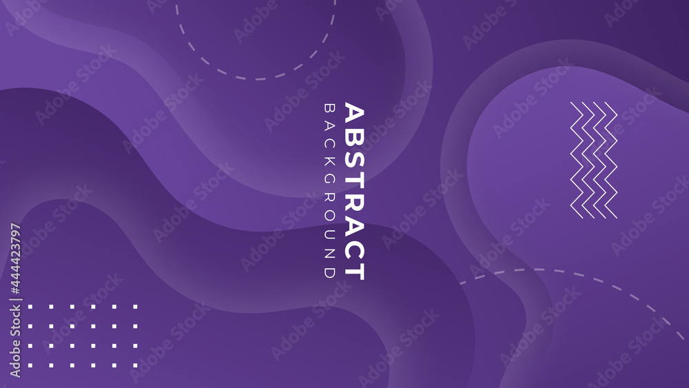 Naklejka premium Abstract design with geometric shapes - Trendy Purple Gradient. Dark Purple vector blurred background with glow. Art design pattern. Glitter abstract illustration with elegant bright gradient design.