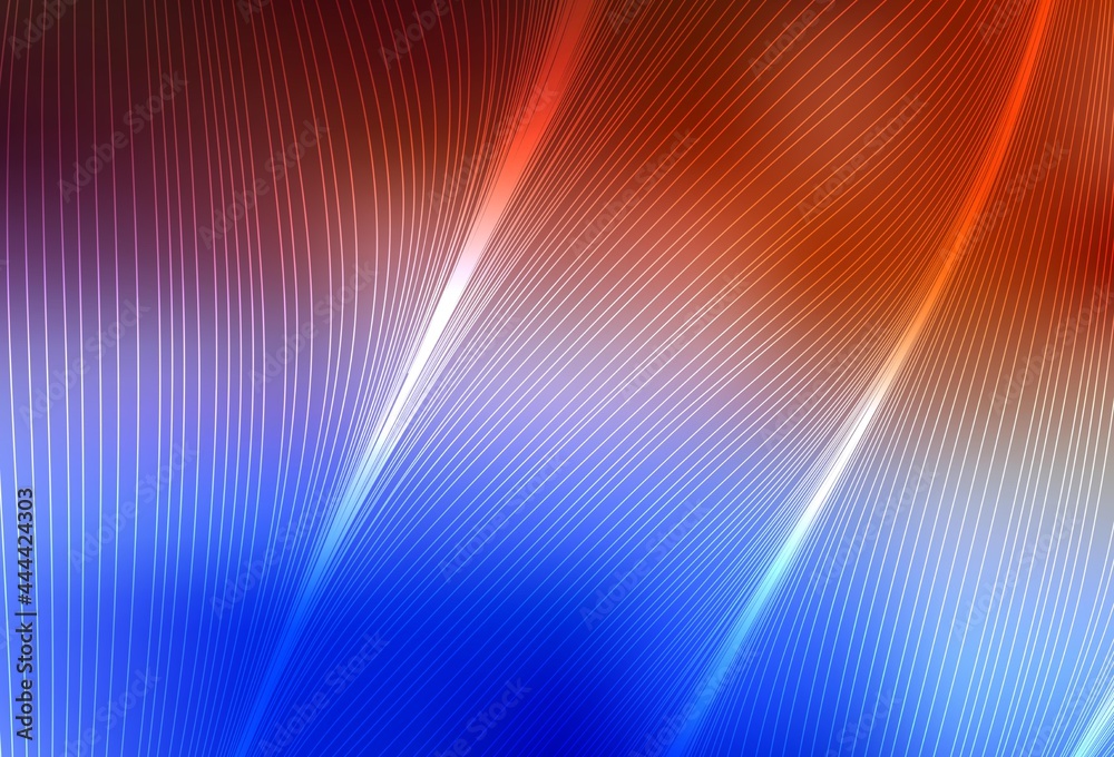 Light Blue, Red vector backdrop with bent lines. Light Blue, Red vector backdrop with bent lines.
