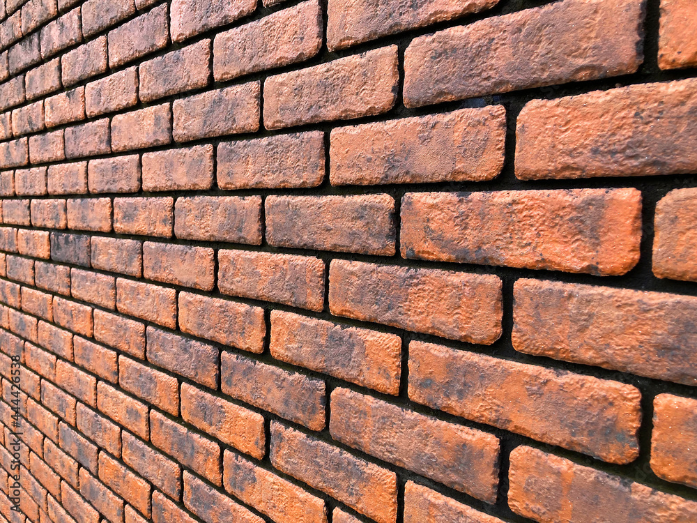 Obraz premium レンガブロックの背景テクスチャ素材_d_10