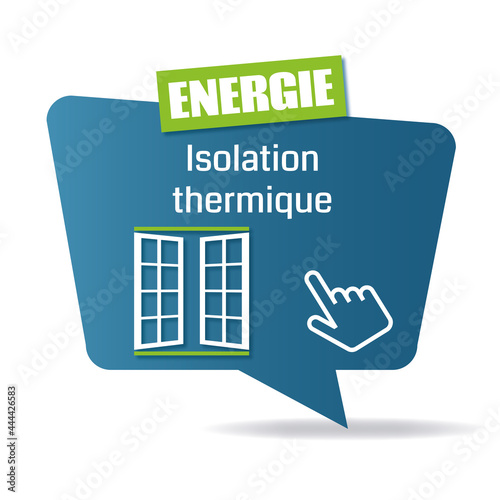Logo isolation thermique.
