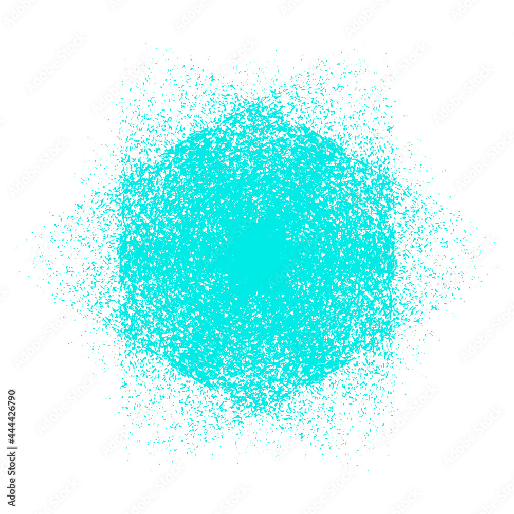blue copy space grunge hexagon vector background