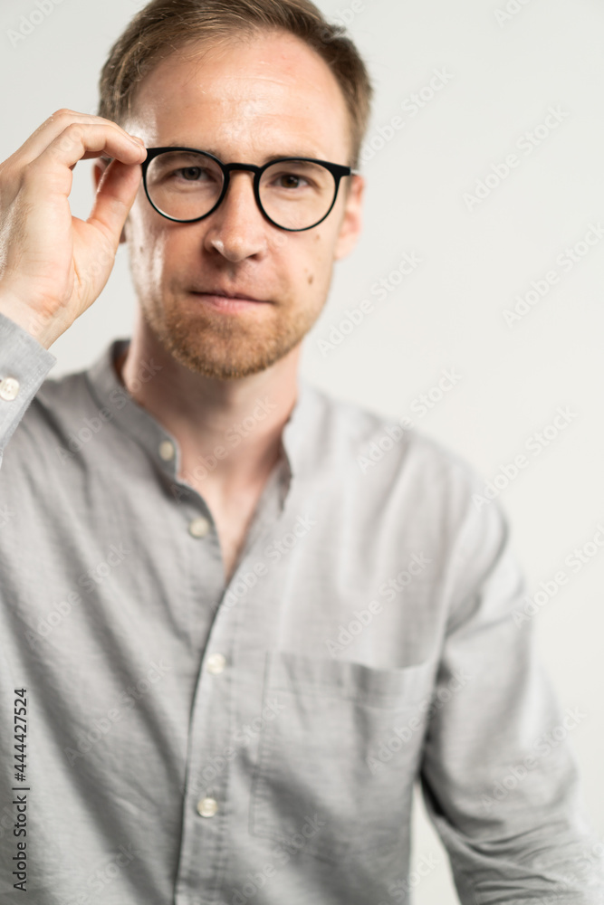 man with glasses man with glasses