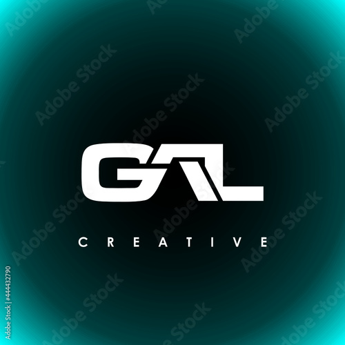 GAL Letter Initial Logo Design Template Vector Illustration